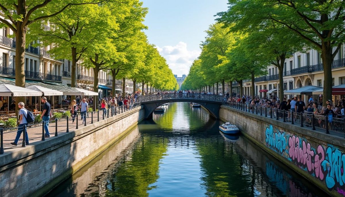 discover the charm of canal saint-martin, an iconic waterway in paris, and explore its vibrant neighborhood filled with trendy cafes, boutiques, and cultural hotspots.