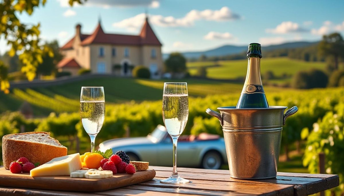 experience the sparkling elegance of the french countryside on a champagne day trip from paris. tour renowned vineyards, savor exquisite champagnes, and enjoy breathtaking views.