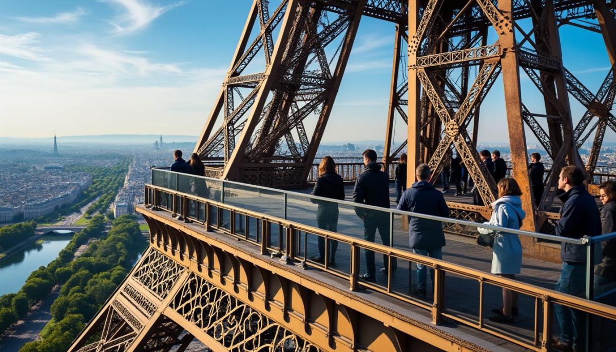 discover the breathtaking views and unique adventure of reaching the eiffel tower summit, paris' iconic pinnacle for an unforgettable experience.