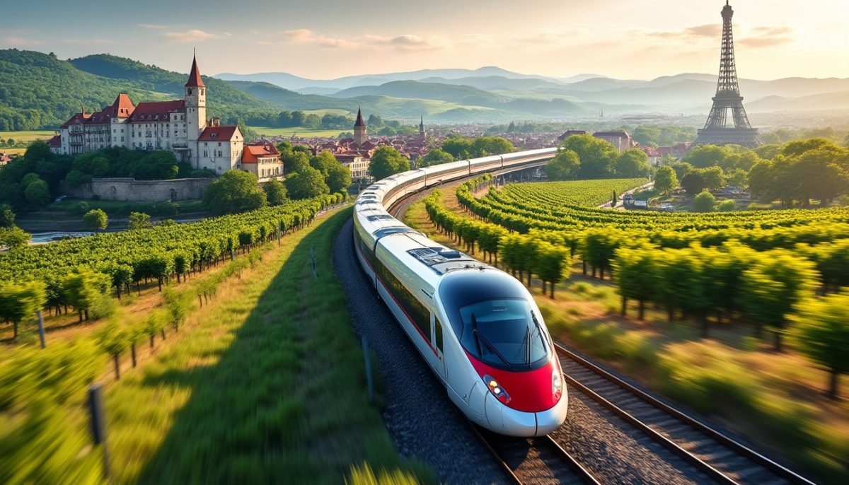 discover the thrill of high-speed train travel from paris to various destinations across france and beyond, exploring europe's rich culture and stunning landscapes in comfort and style.