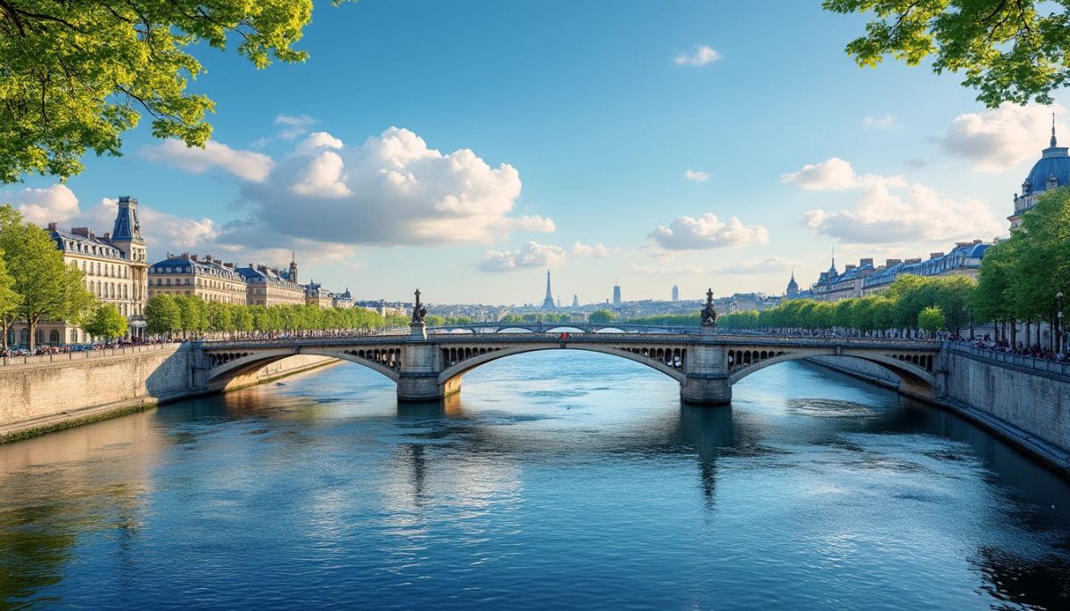 explore the charm of paris through its 8 iconic bridges, connecting the left bank to the right bank and defining the city's timeless beauty.