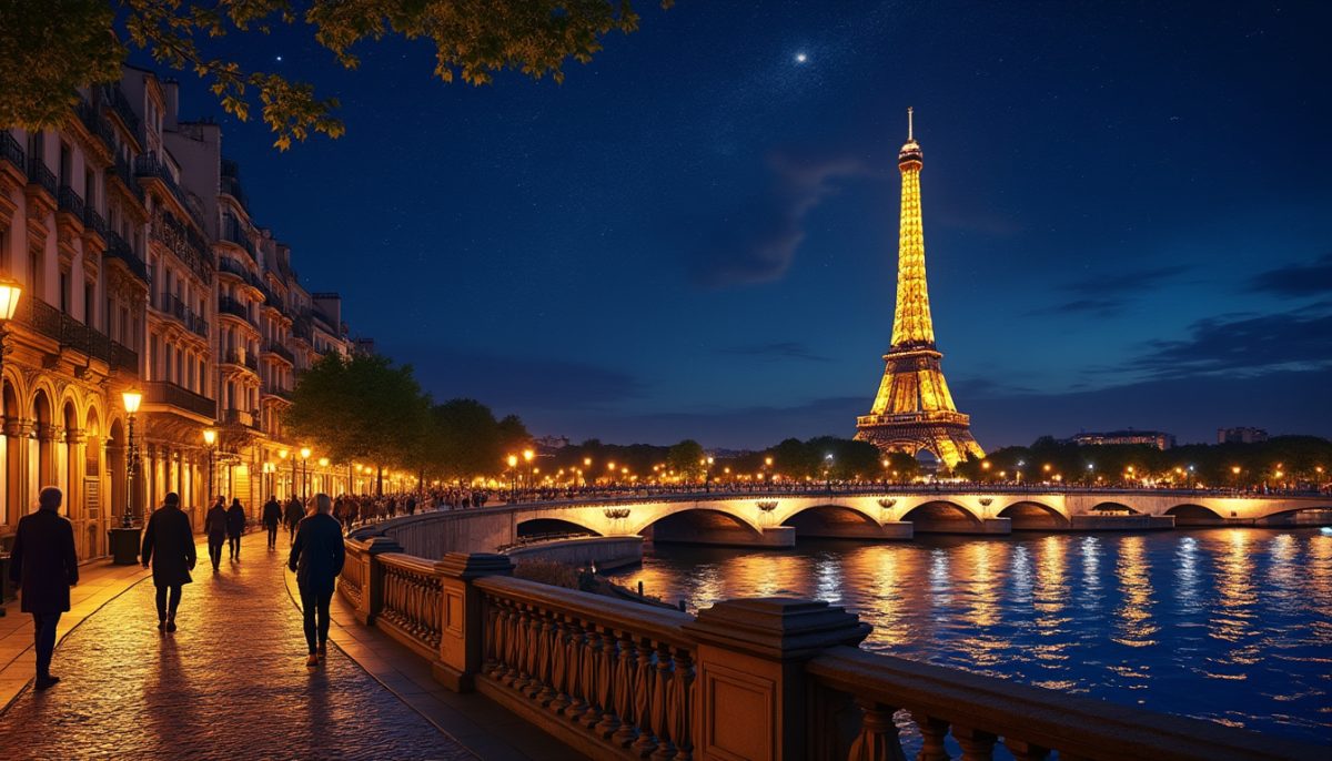 discover the magic of paris after dark and immerse yourself in the enchanting atmosphere of the city of light with vibrant nightlife, iconic landmarks, and unforgettable experiences.