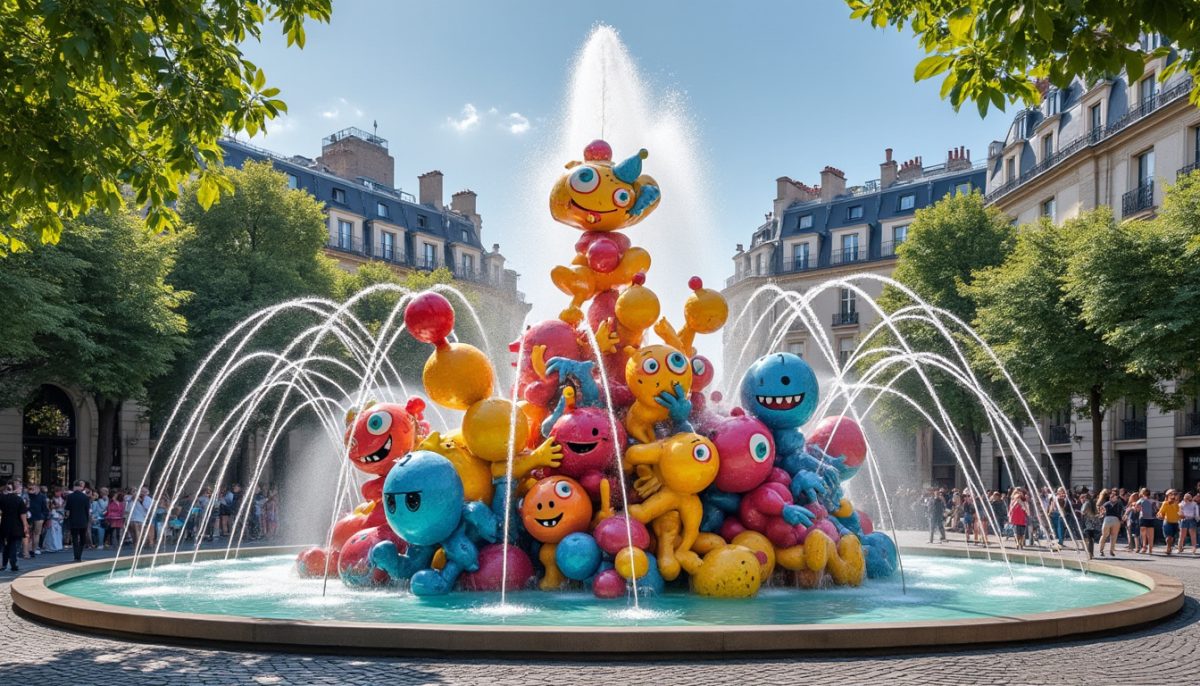 discover the stravinsky fountain in paris, a whimsical blend of vibrant art and musical genius, showcasing playful sculptures inspired by igor stravinsky's compositions.