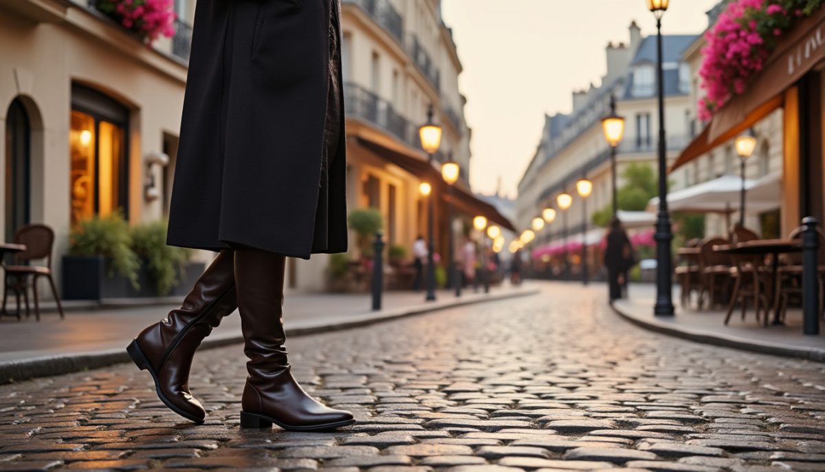 discover the charm of timeless paris strolls and get ready with the perfect boots for an unforgettable adventure through the city's iconic streets.